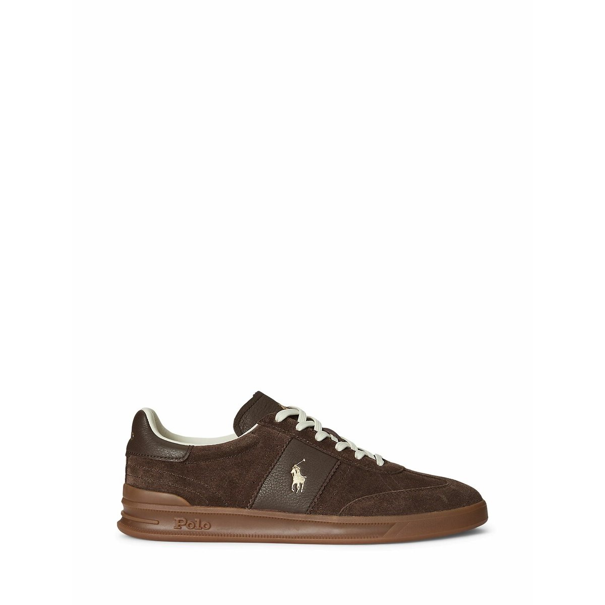 Suède leren sneakers Heritage Aera PP chocolade kastanje, POLO RALPH LAUREN