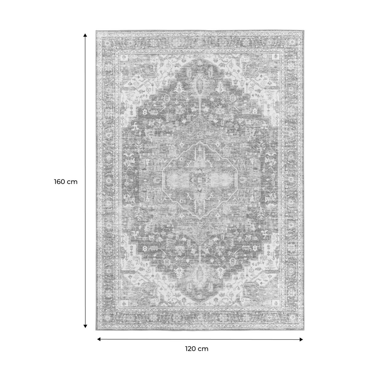 Tapis intérieur rectangulaire persan EMILE multicolore, SWEEEK