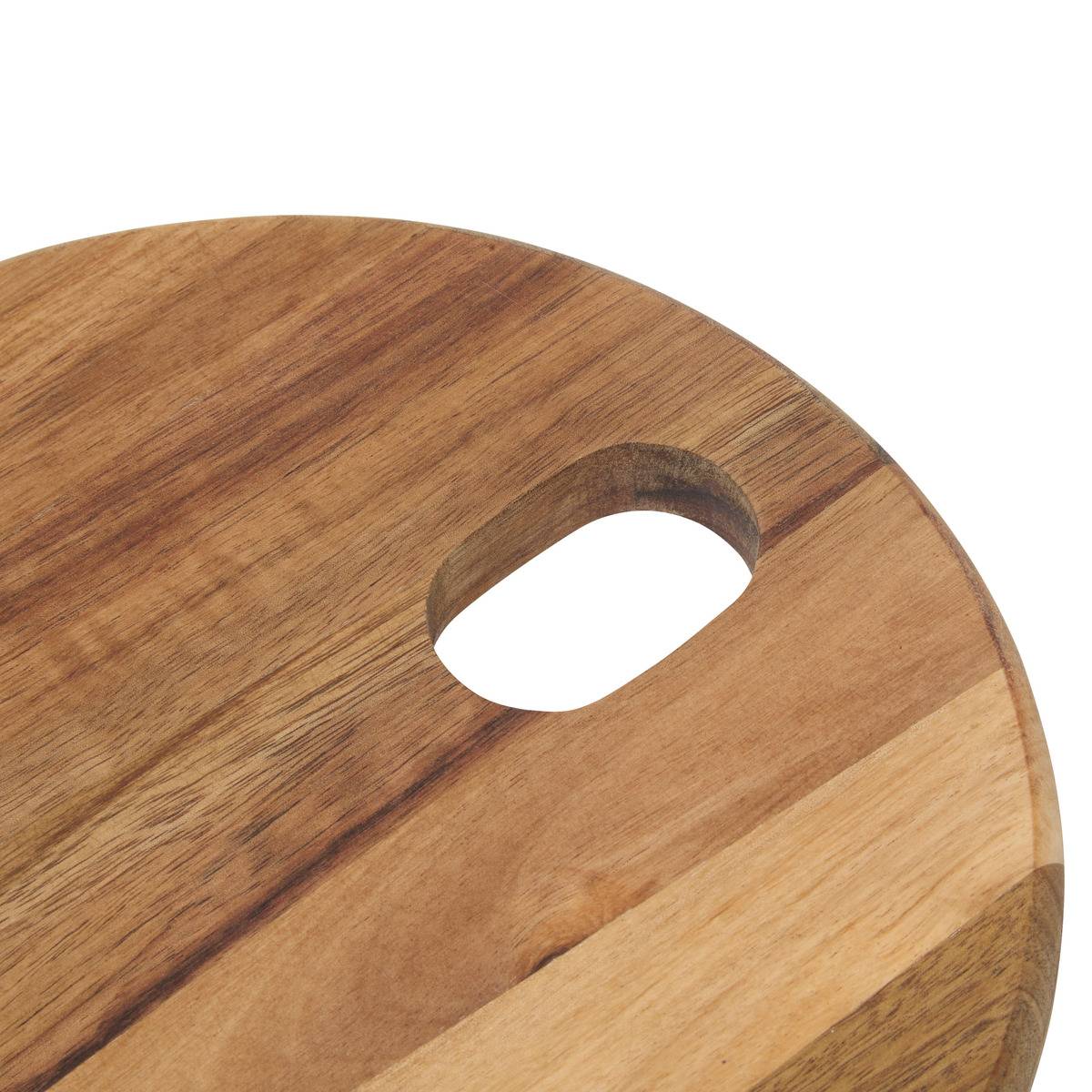 Planche ovale en acacia MINA marron, ATMOSPHERA