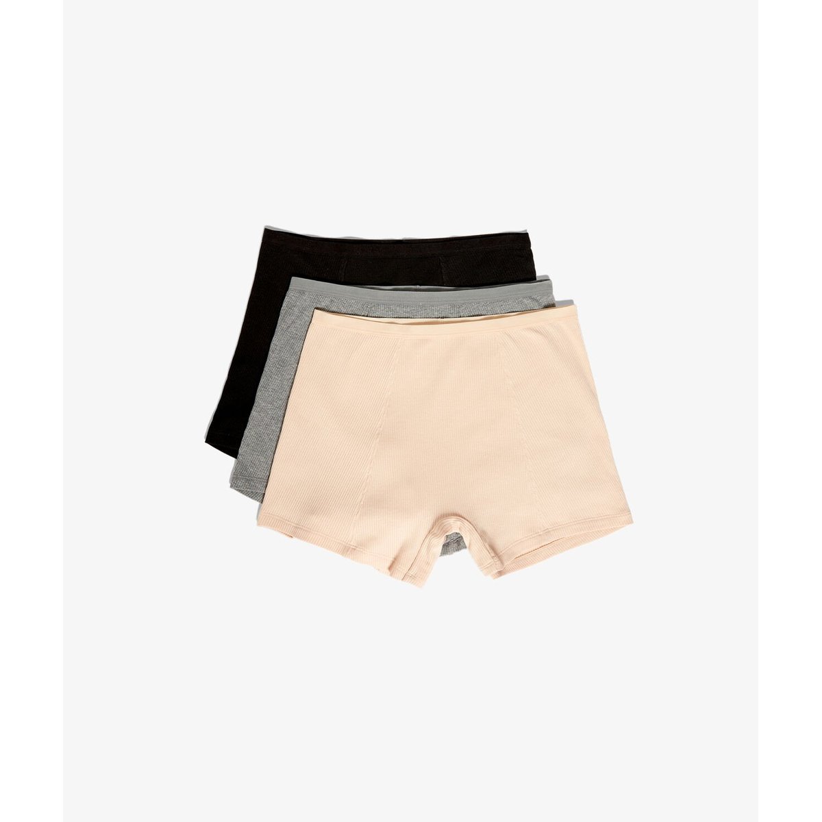 Lot de 3 shortys en coton JOHN multicolore, ETAM