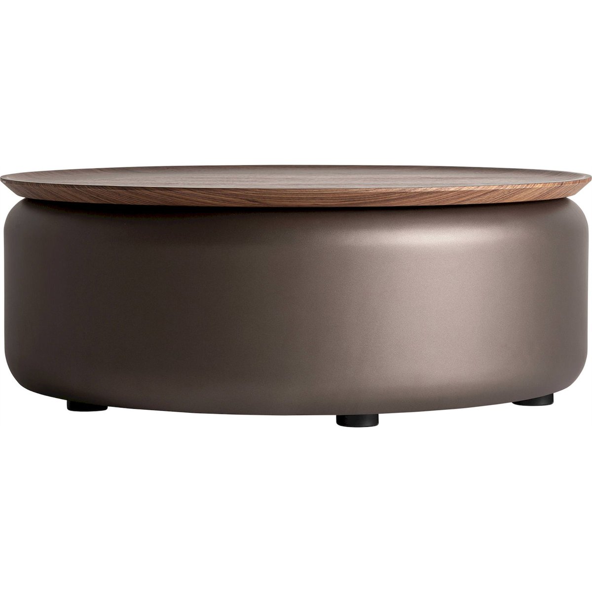 Table basse style art déco pour salon bois marron teinté naturel, RECOLLECTION