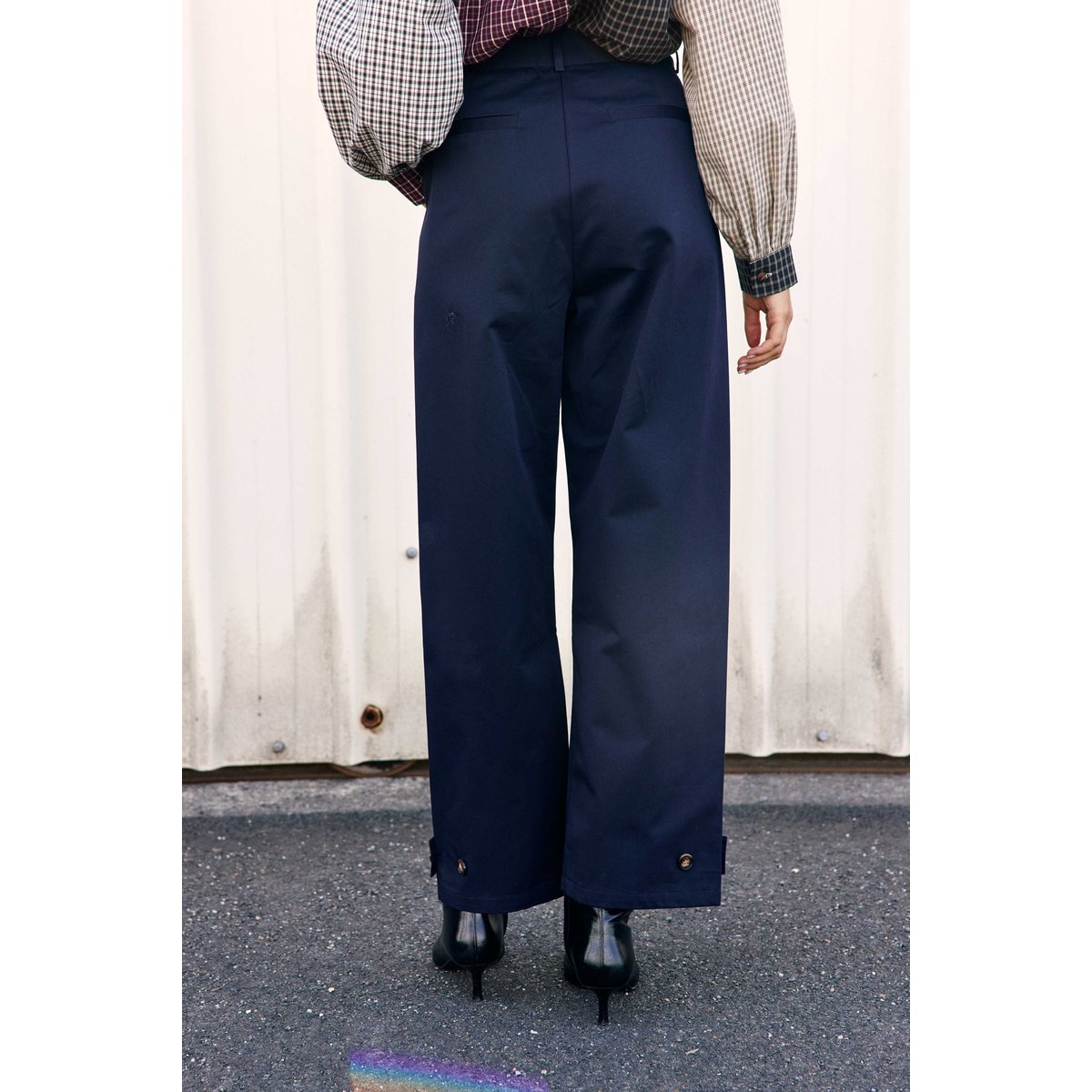 PANTALON uni PRIM 25-marine, LA PETITE ETOILE