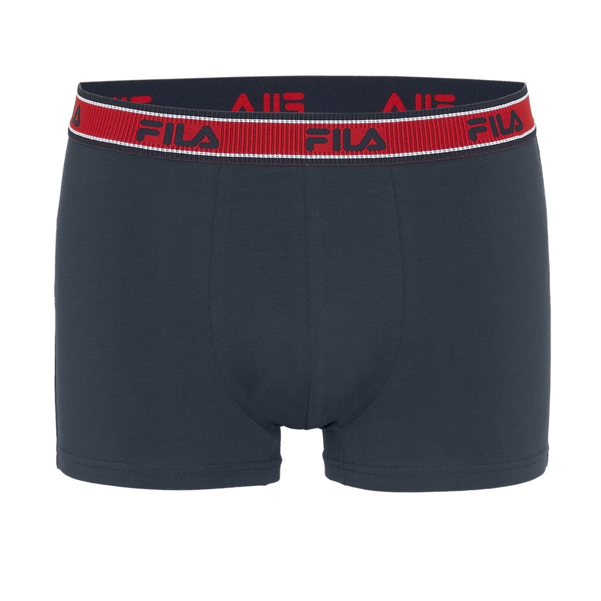 Lot De 3 Boxers Coton bleu marine/rouge, FILA