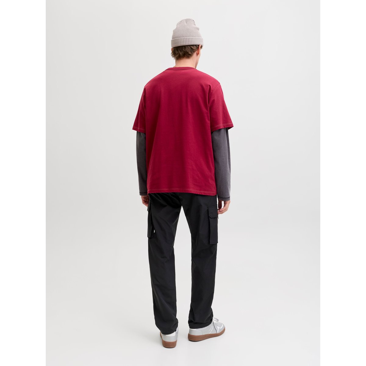 Pantalon Cargo noire - black, JACK & JONES