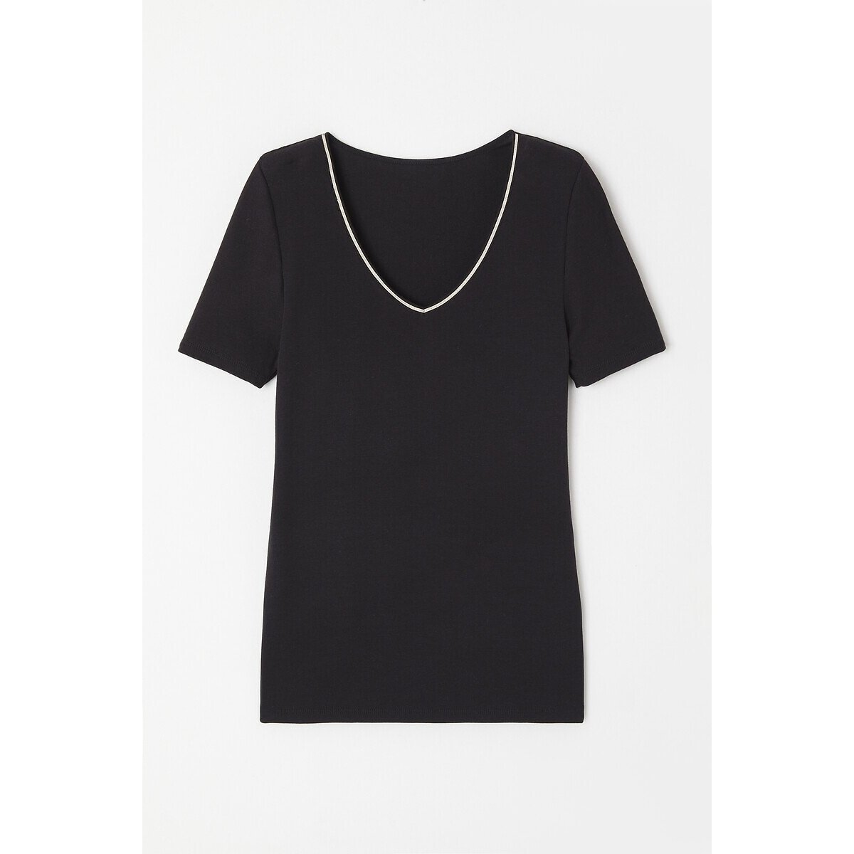 Kurzarm T-Shirt Thermolactyl Grad 3 schwarz, DAMART
