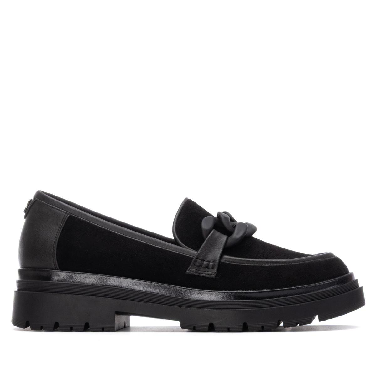 Chaussure Mocassin Plaine Décontractée noir, REFRESH