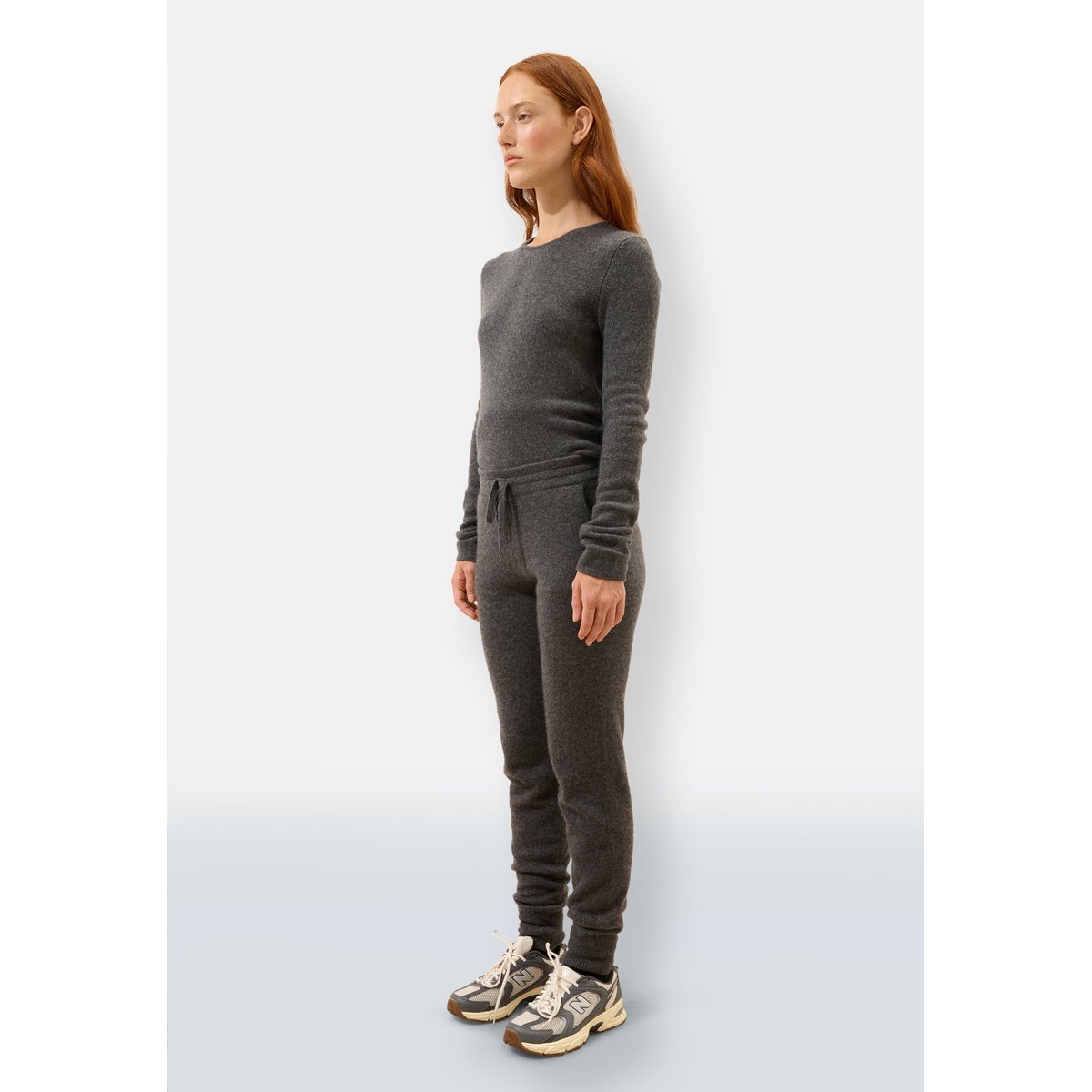 Jogging Anthracite Chiné Wendy gris anthracite chiné, JUST CASHMERE