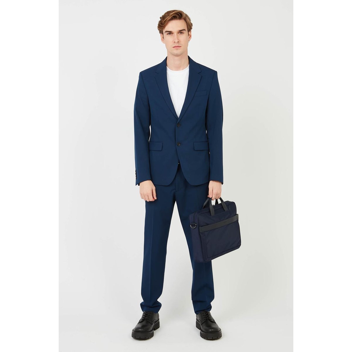 Porte documents BASIC SPORT MEN'S bleu foncé, LANCASTER