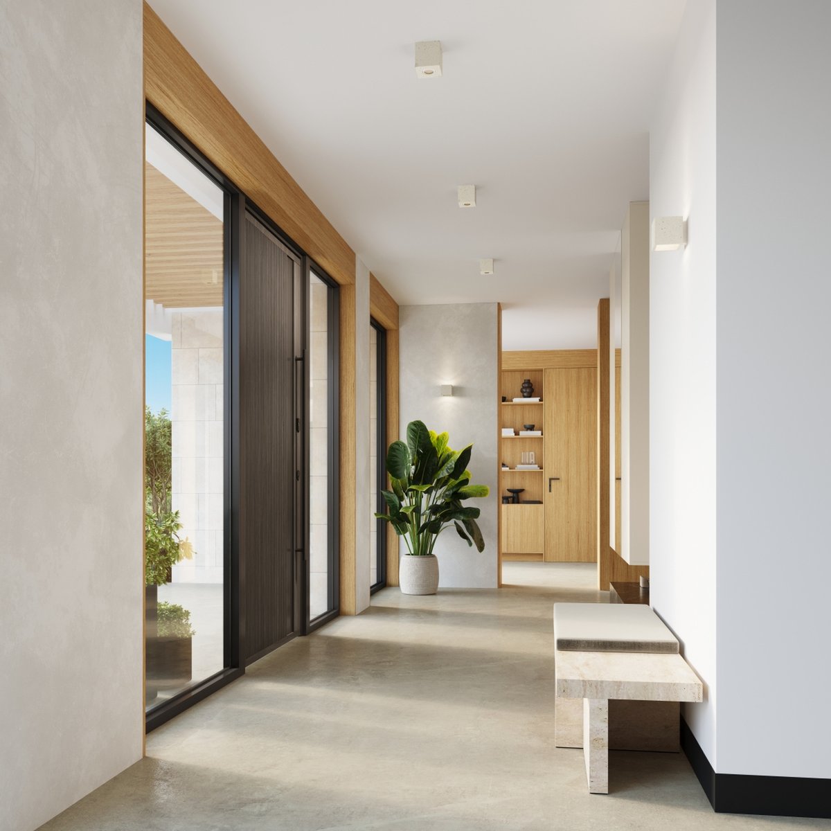 Applique murale Béton Beige G9 1 Quad beige, EDEN
