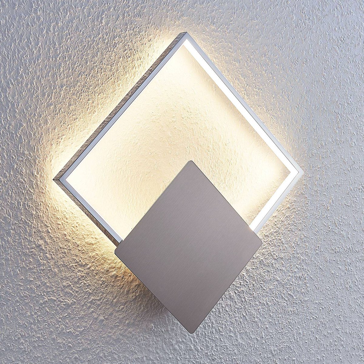 Applique moderneLED, Anays clair, chrome, crème, LINDBY