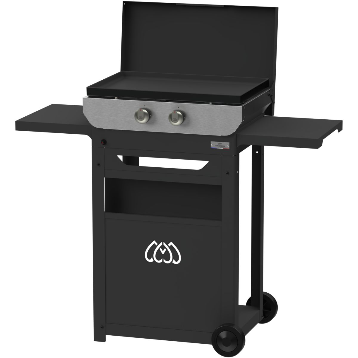 Plancha gaz ORIGINALE GAZ 260 DUO PLOG260DV2 noir, LE MARQUIER