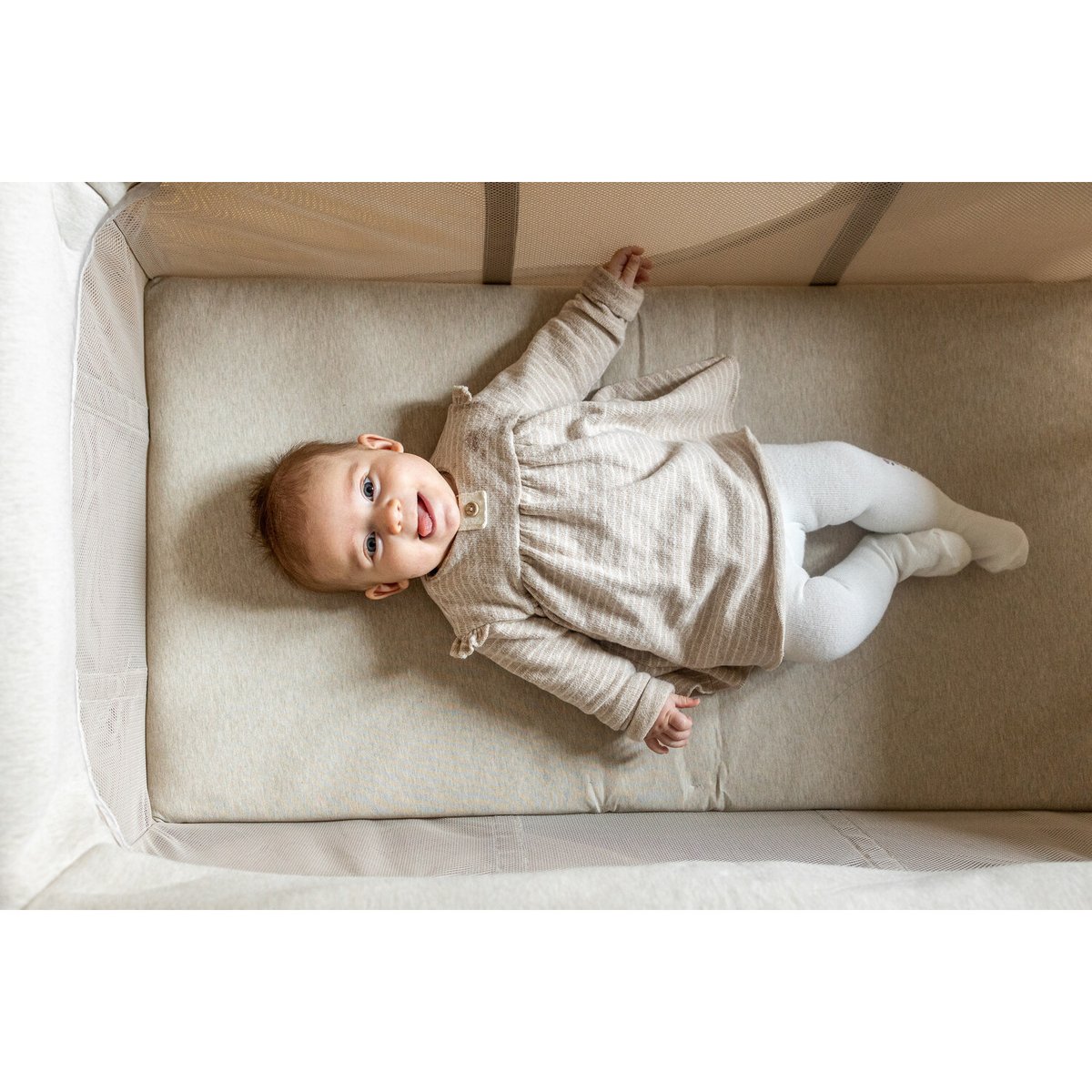 Lit parapluie bébé 3 en 1 easy sleep argile beige, BEABA