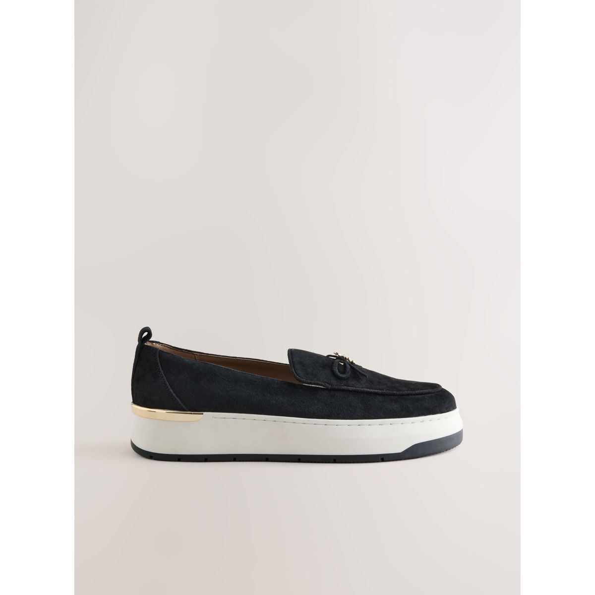 Mocassins compensés forever comfort® noir, NEXT