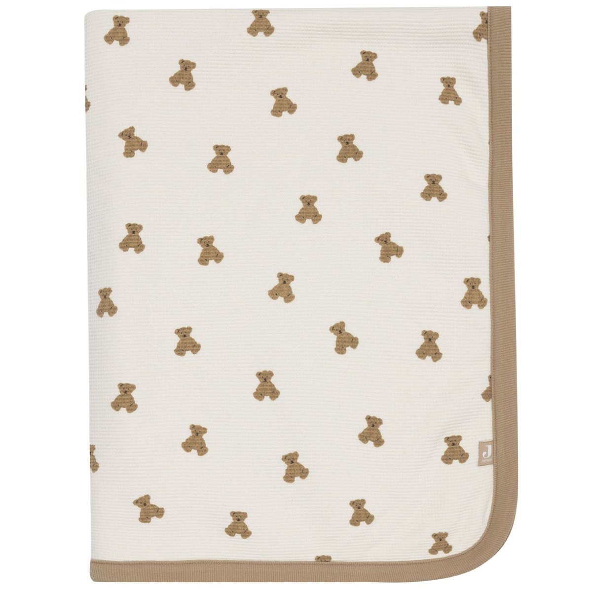 Couverture ecru, marron, beige, JOLLEIN