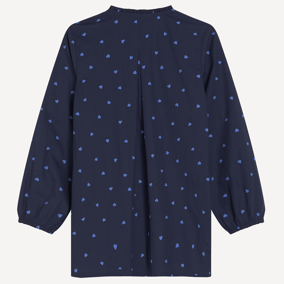 Schort met hartmotiefjes bedrukt marine, LA REDOUTE COLLECTIONS