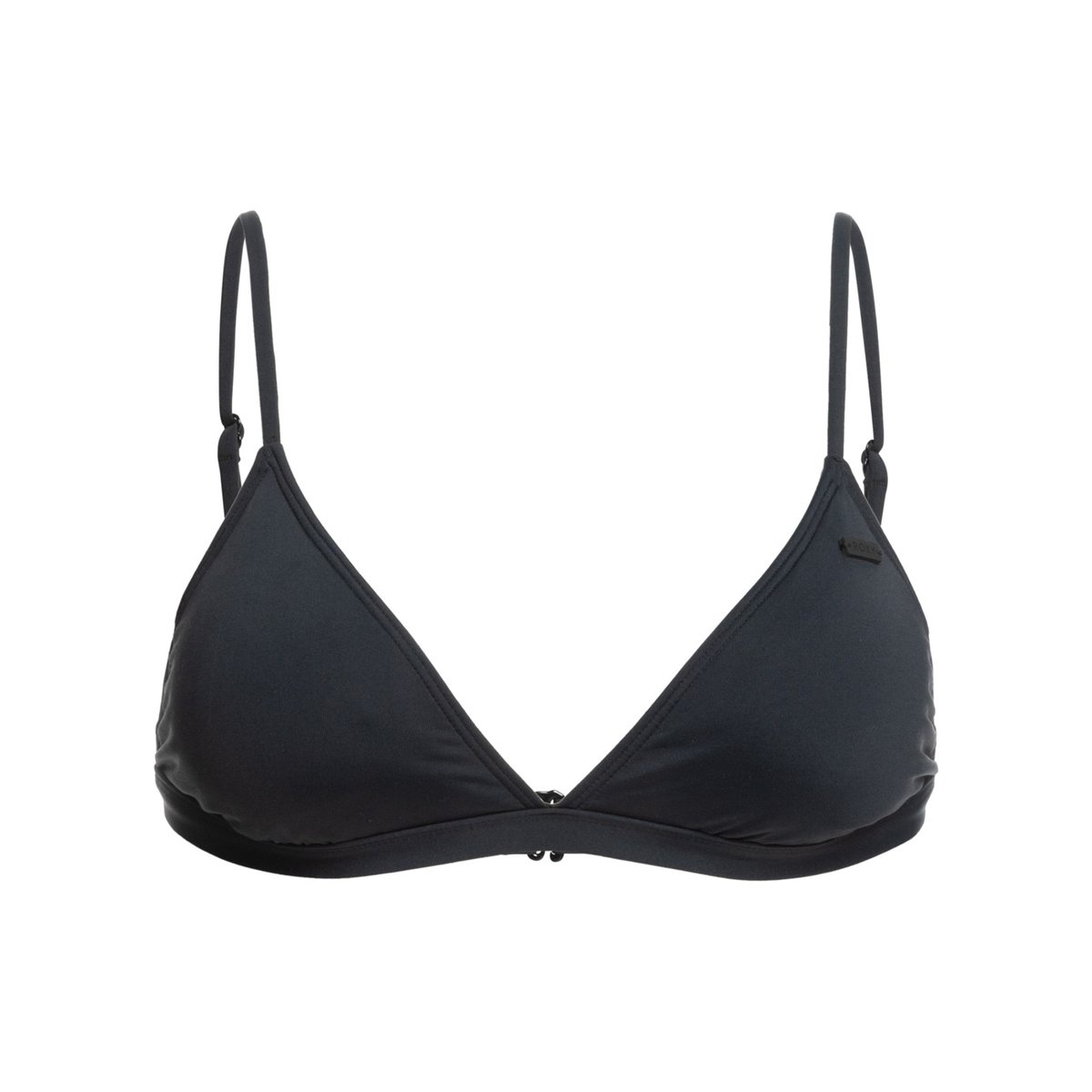 Haut de maillot de bain bikini triangle BEACH CLASSICS FIXED TRI. noir anthracite, ROXY