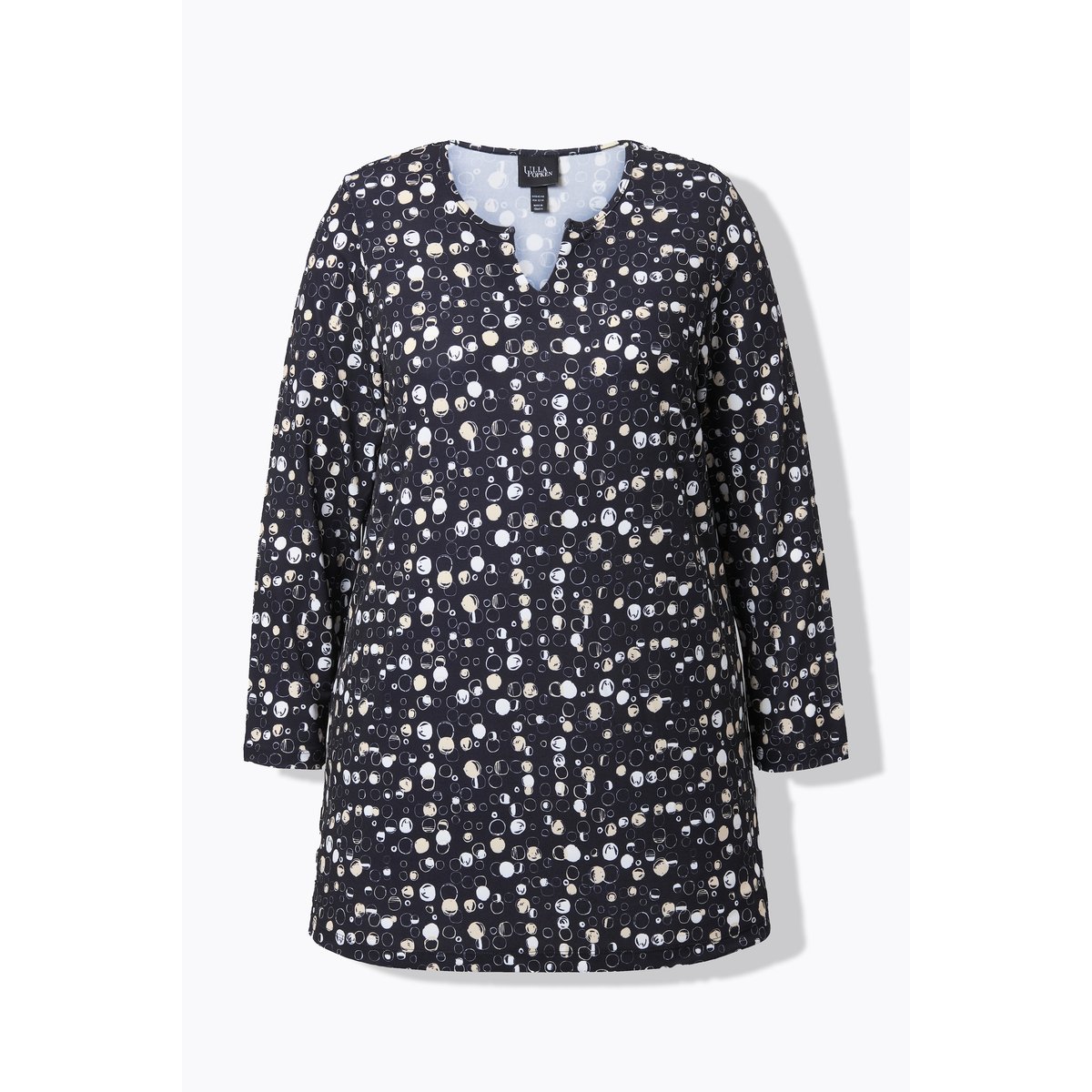 T-shirt long noir, ULLA POPKEN