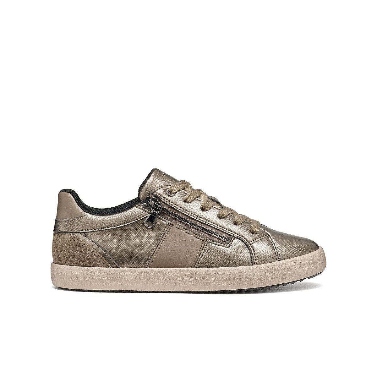 Zapatillas con cremallera y cordones, BLOMIEE marrón grisáceo, GEOX