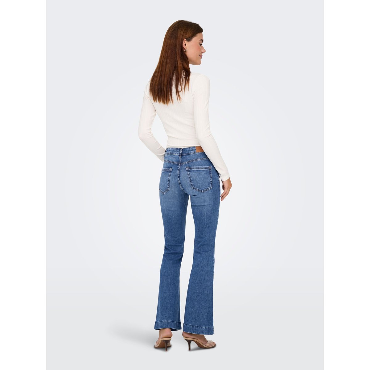 Jean Rétro Flared medium blue denim, ONLY