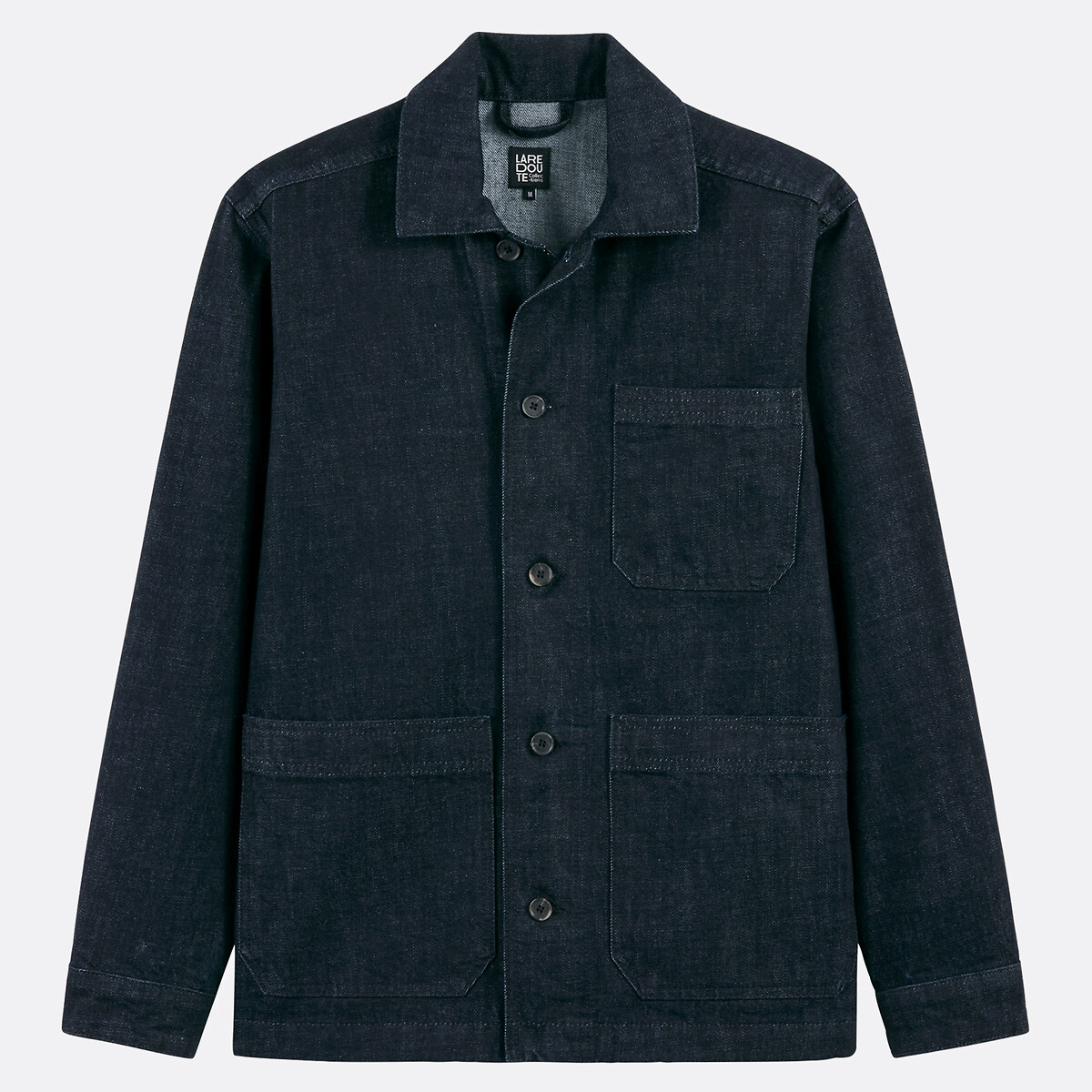 Veste workwear en denim selvedge, Signature HECTOR brut, LA REDOUTE COLLECTIONS