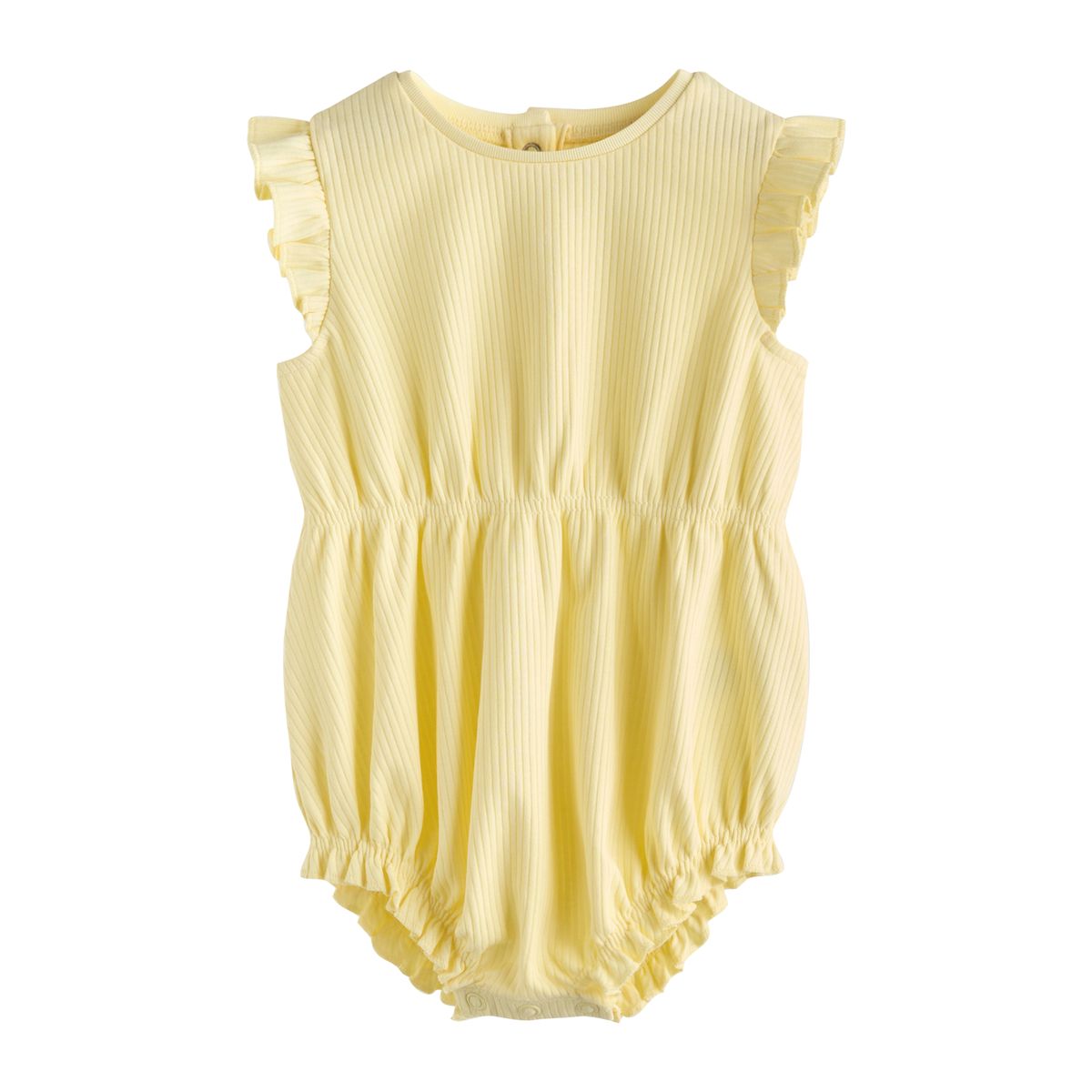 Barboteuse bébé à volants, lot de 4 rayure multicolore pastel, NEXT
