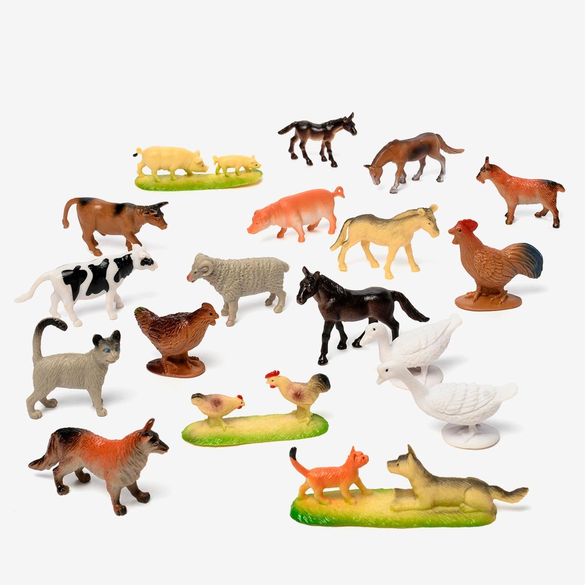 Mes mini animaux de la ferme blanc, OXYBUL 