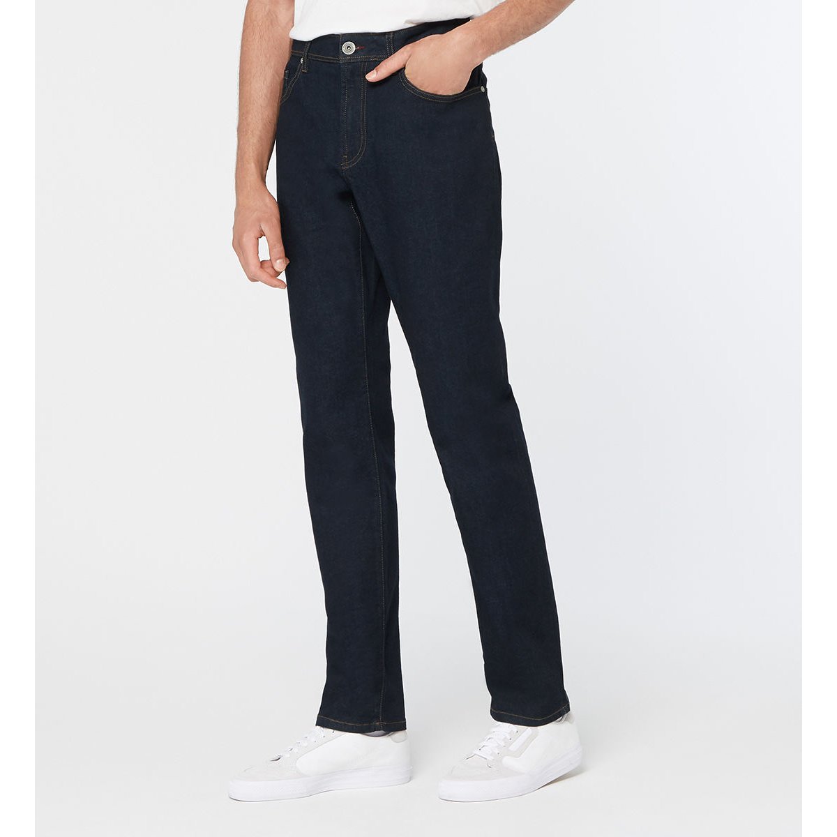 Jean droit ludenim coton bio bleu brut, GALERIES LAFAYETTE