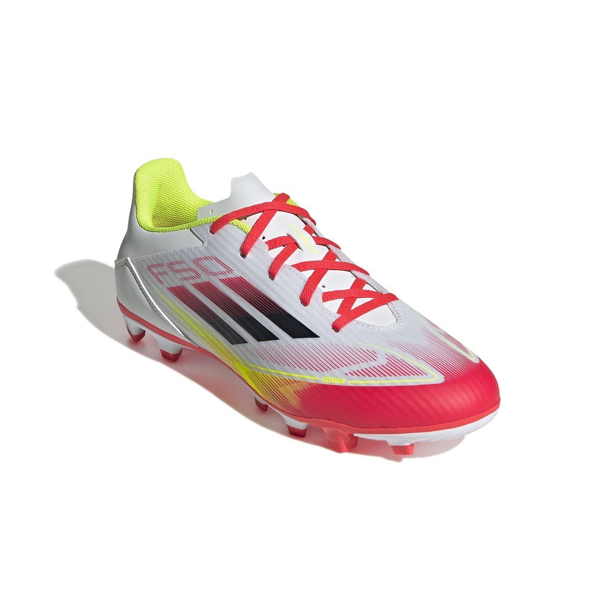 Voetbalschoenen F50 Club FG/MG wit/multicolor, adidas Performance