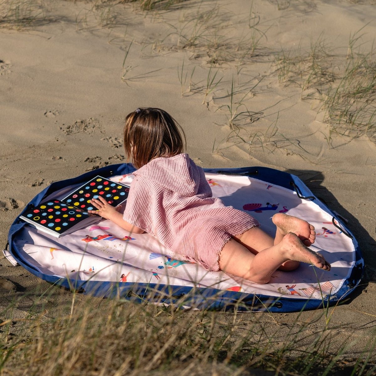 Sac à jouets 2 en 1 Noomad Outdoor beige, bleu, PLAY&GO