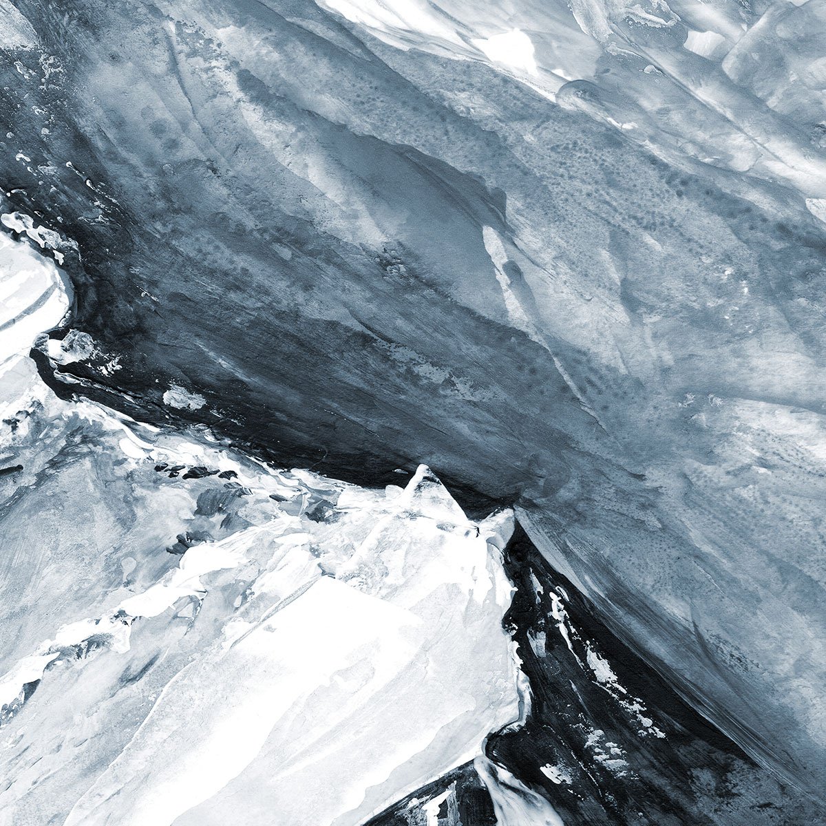 Papier peint un air de montagne gris, HEXOA