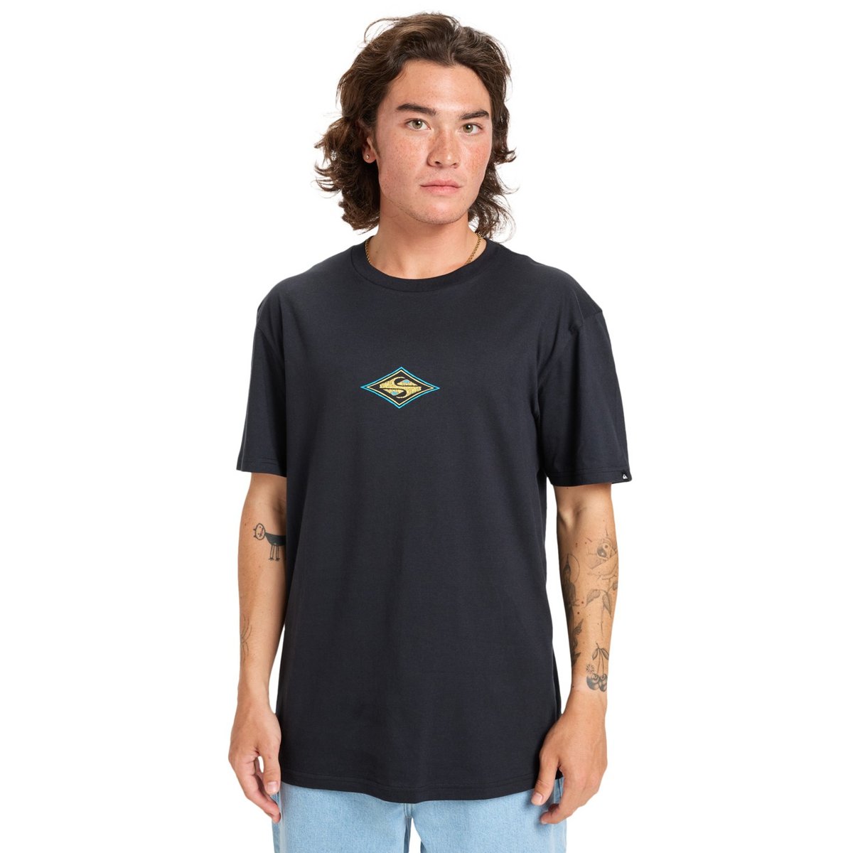T-shirt à manches courtes EV SWELL OVATION noir black, QUIKSILVER