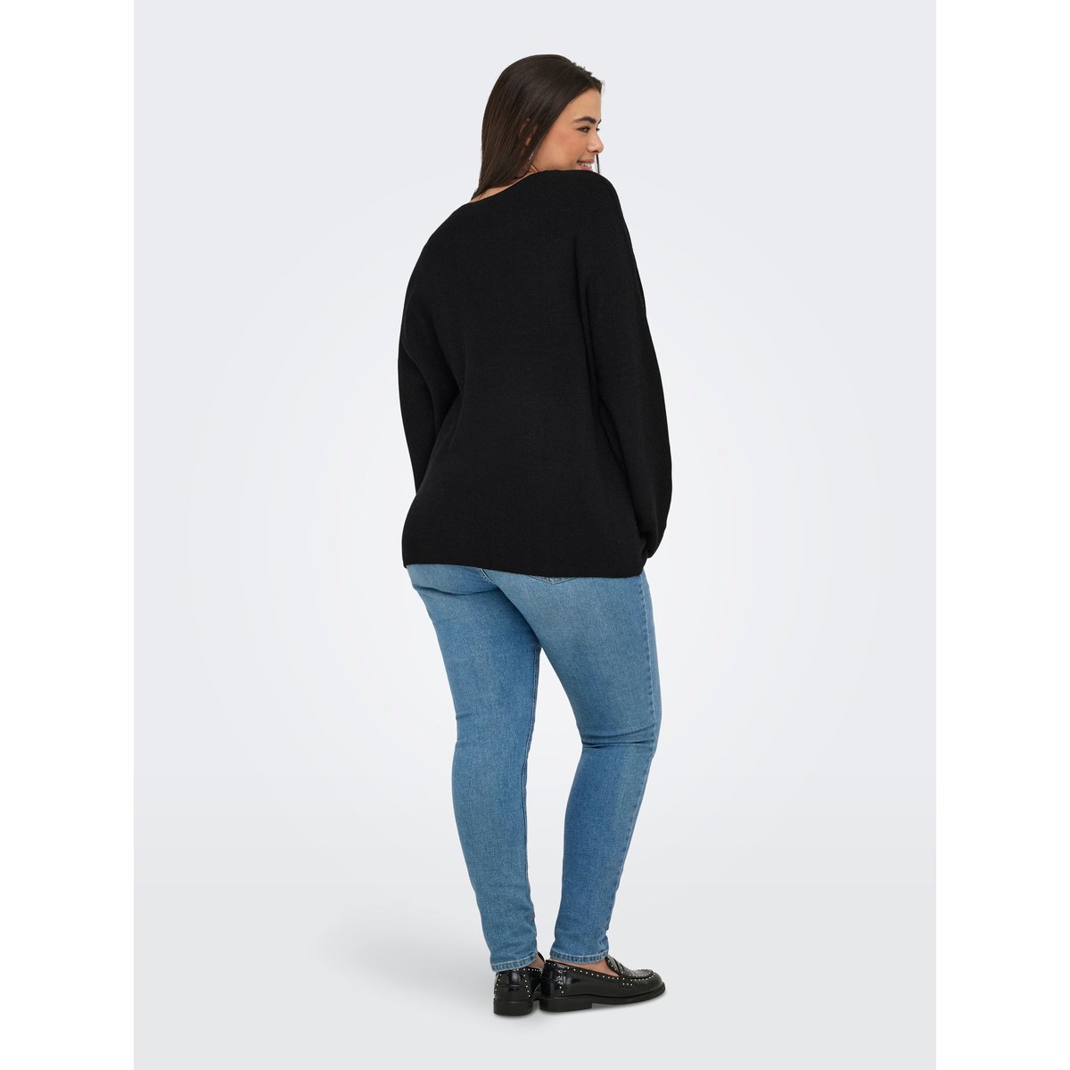 Pull En Maille black 1, ONLY CARMAKOMA