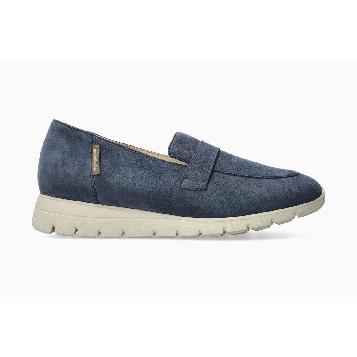 Mocassins en cuir DIXIE jeans blue p5148864, MEPHISTO