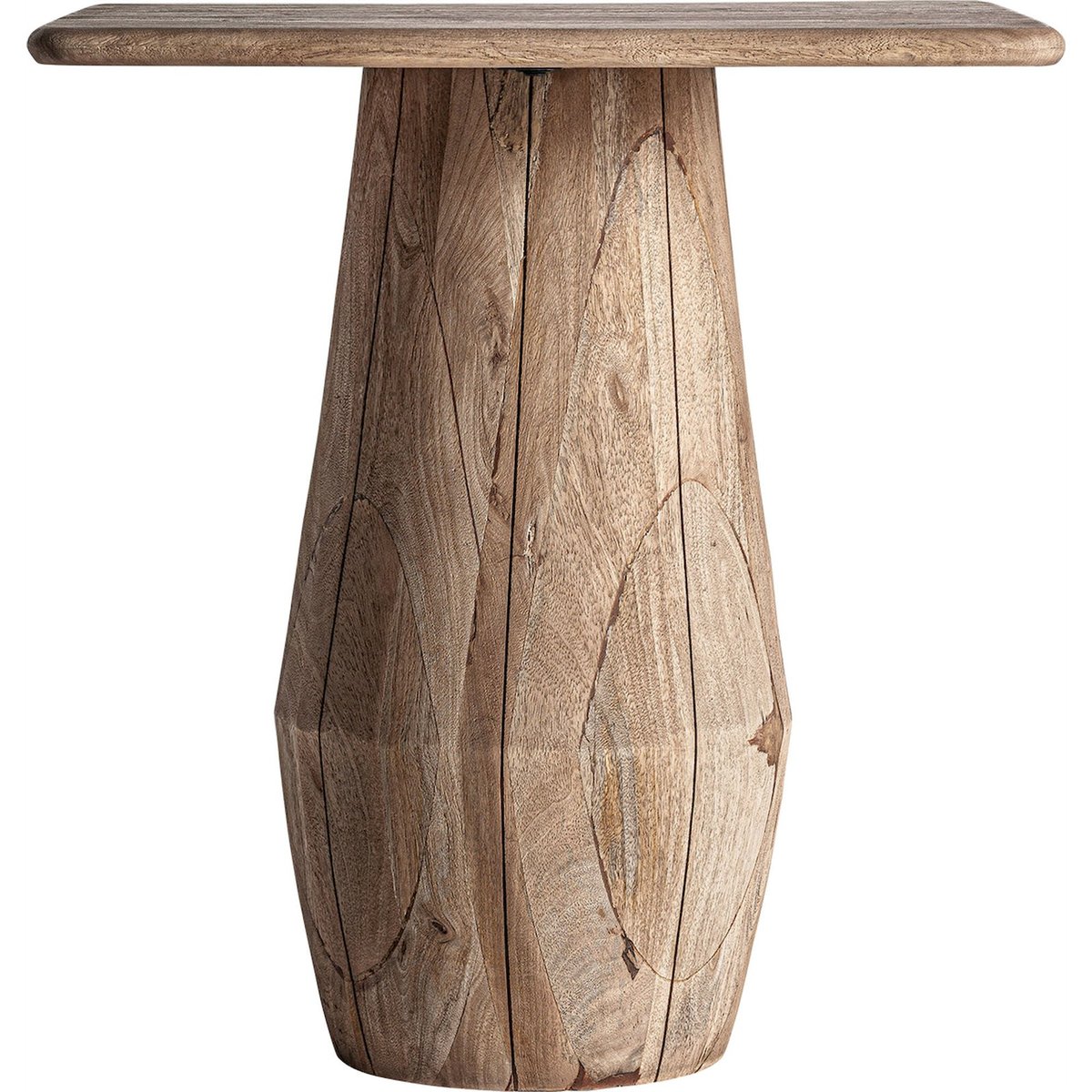 Table d'appoint en bois de manguier marron clair, RECOLLECTION