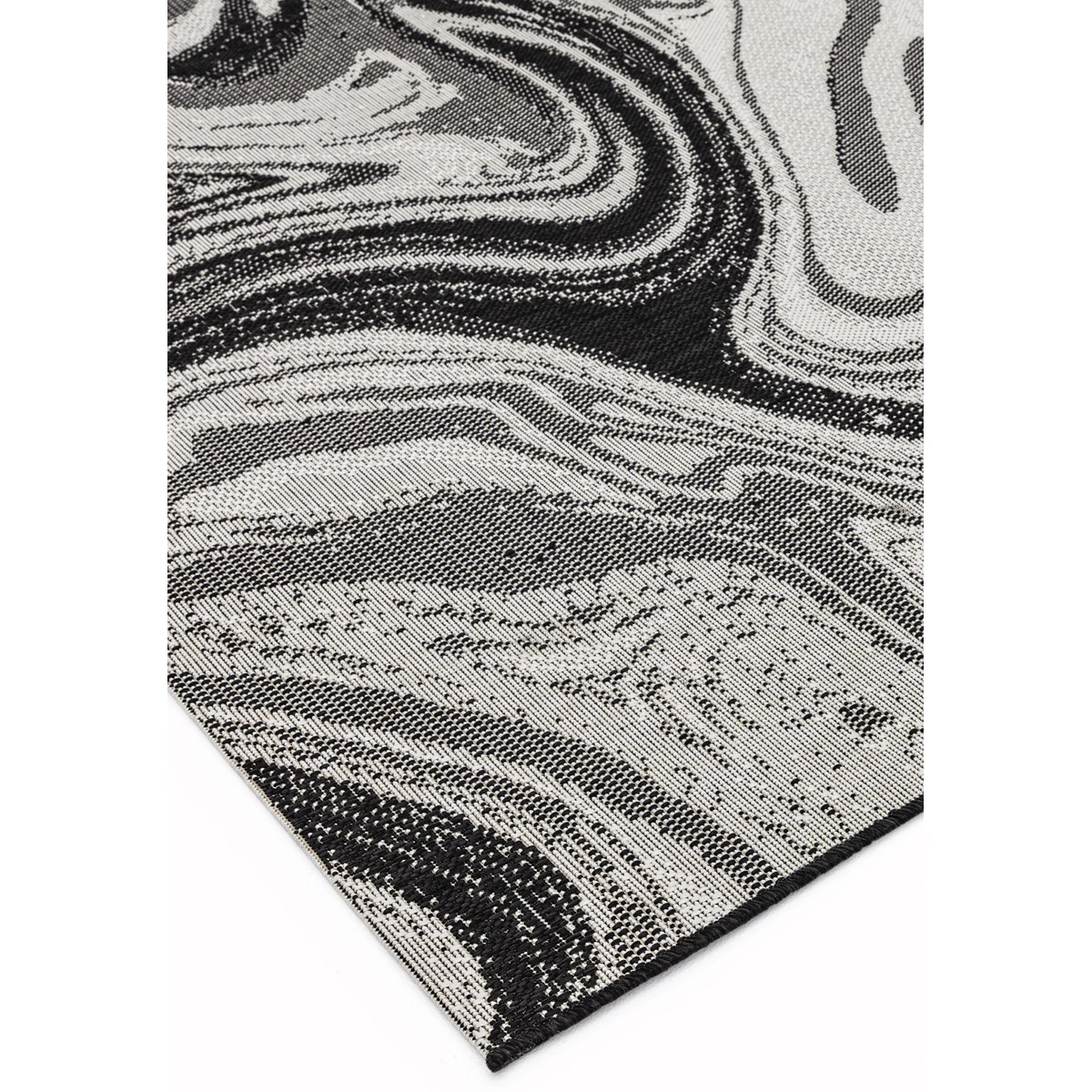 Tapis intérieur extérieur LOBBY MARBLE noir, NOVATREND