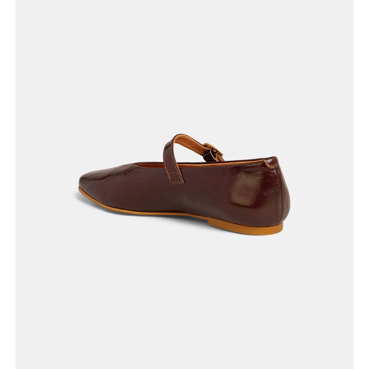 Ballerines blake en cuir marron chocolat, GALERIES LAFAYETTE