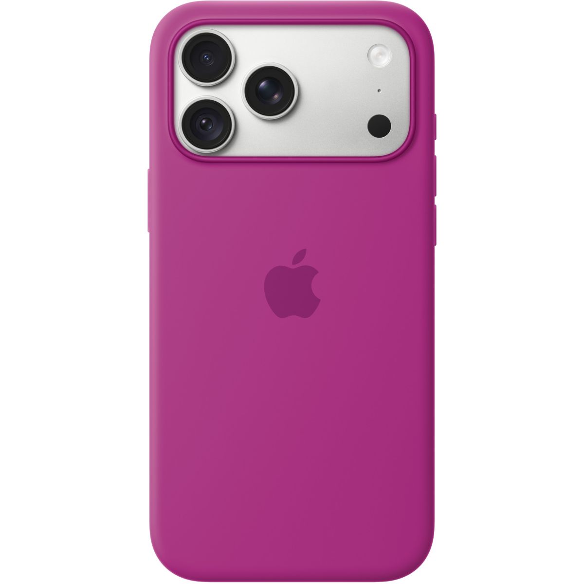 Coque iPhone 18 Pro Max Magsafe Magenta Silico couleur unique, APPLE