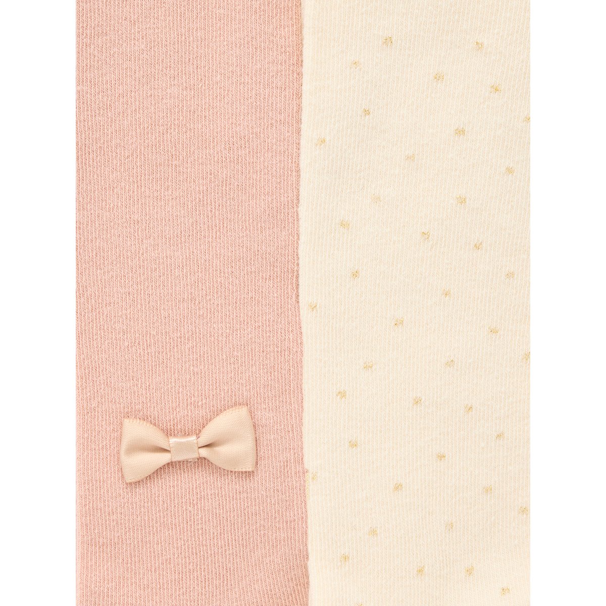 Lot de 2 paires de collants Noël bébé écru, VERTBAUDET