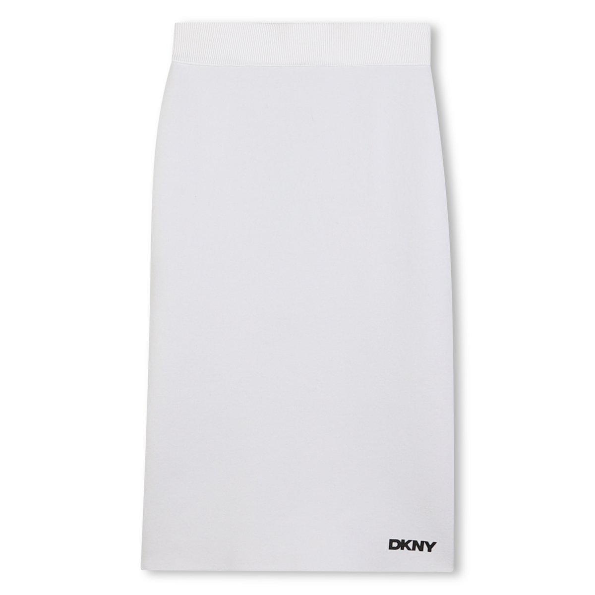 Jupe droite réversible noir ecru, DKNY