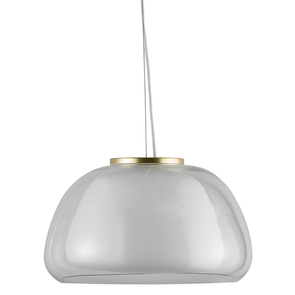 Suspension abat-jour intérieur opale en verre, JELLY transparent, NORDLUX
