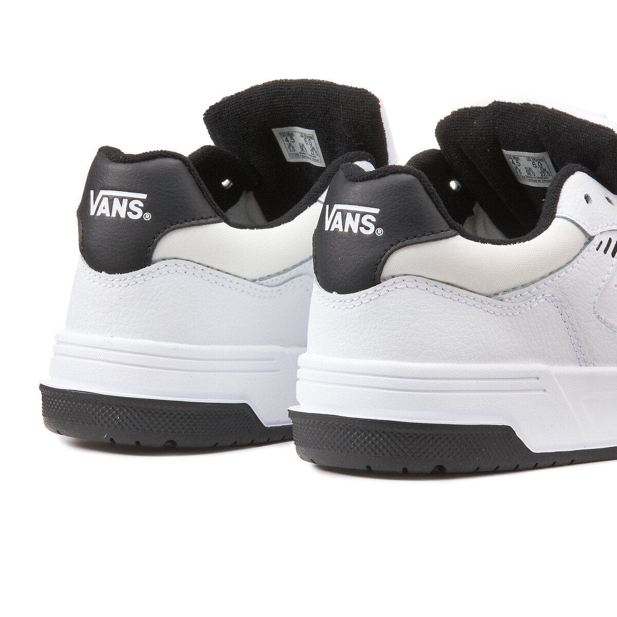 Upland Leather Trainers white/black, VANS