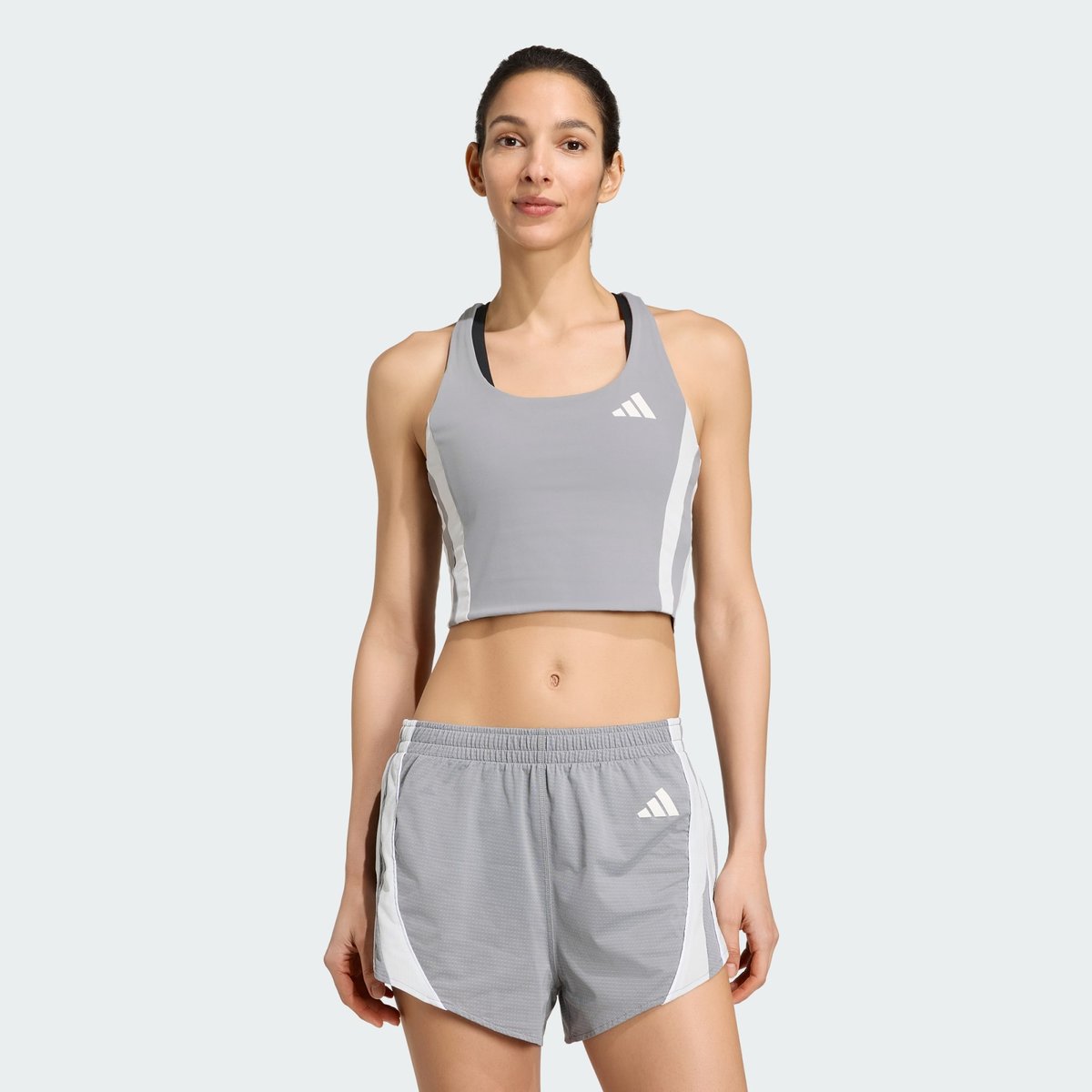 Crop Top De Running Adizero Archive Crop Top De Running Adizero Archive grey three / grey one, adidas Performance
