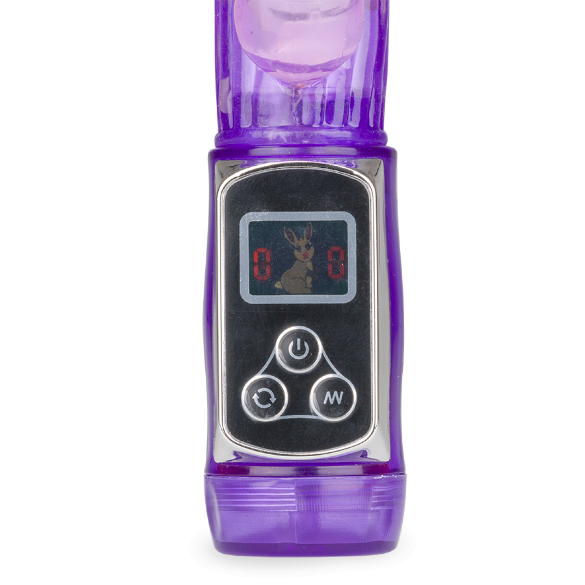 Vibromasseur puissant Jack Rabbit écran LCD violet, LOVE AND VIBES