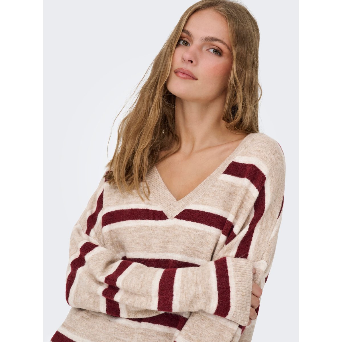 Pull En Maille humus 1, ONLY