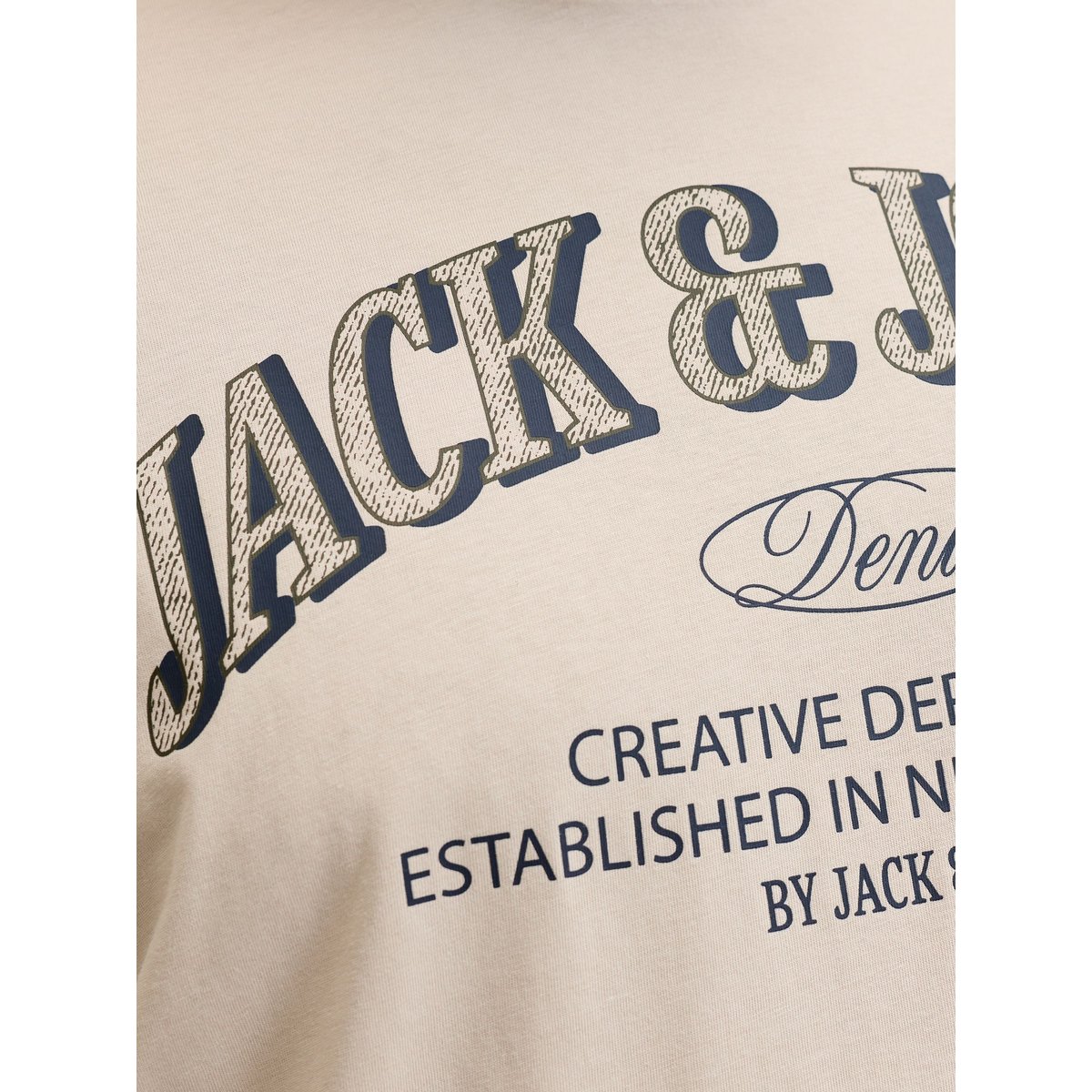 T-Shirt moonbeam, JACK & JONES