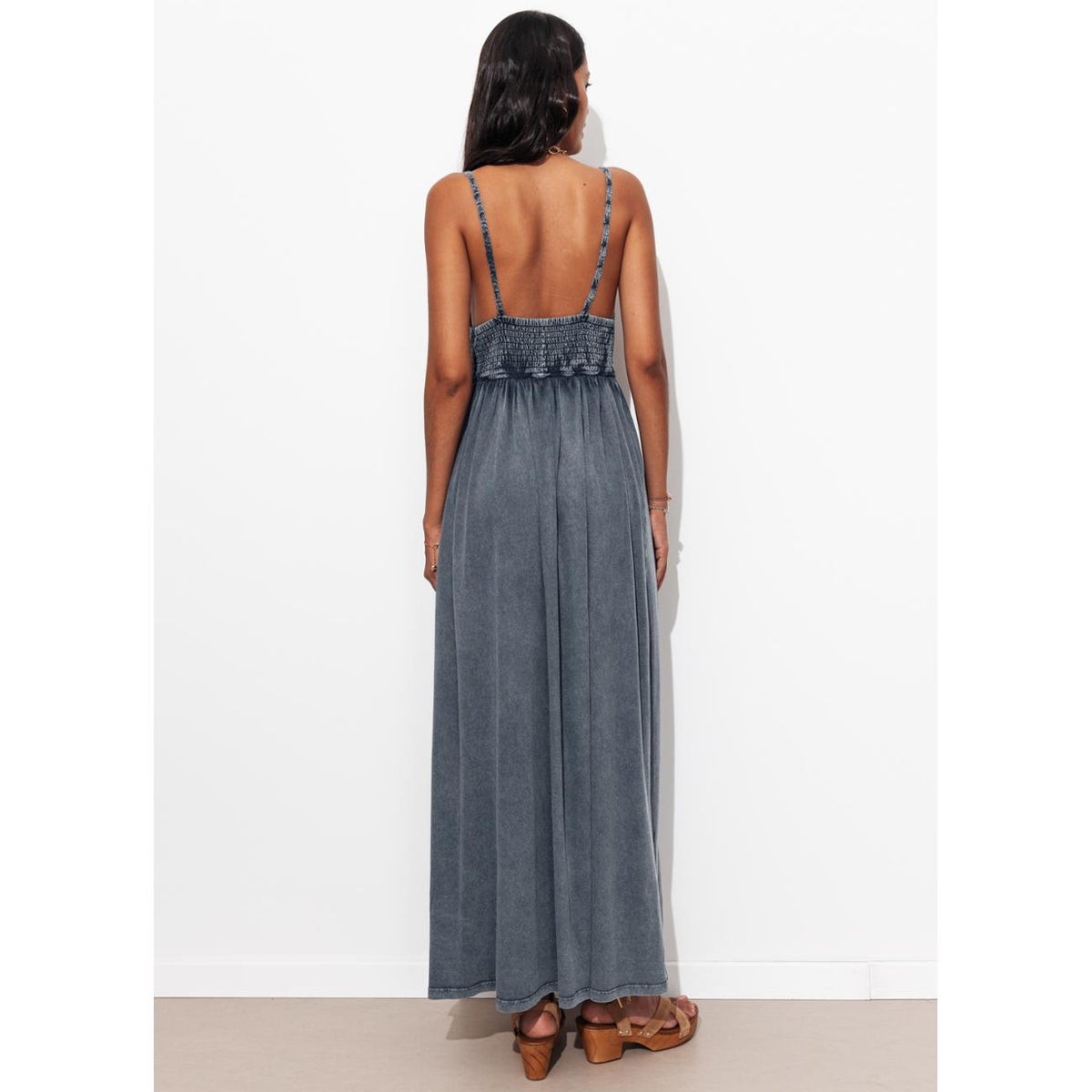 Robe en crochet et jersey marine, PROMOD