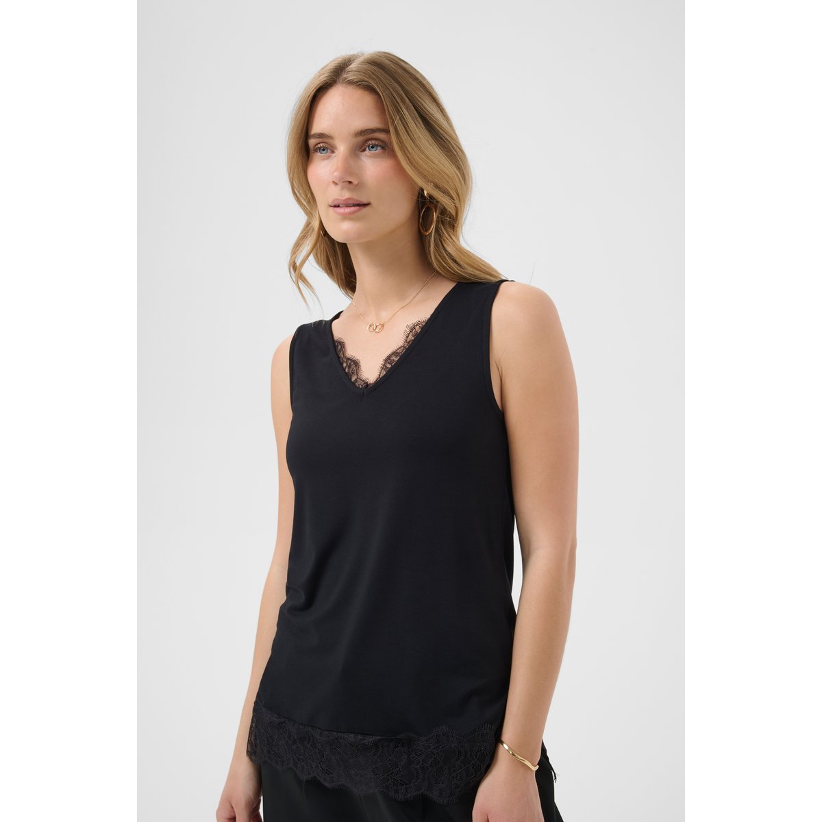 Jersey sans-manches noir pitch black, CREAM