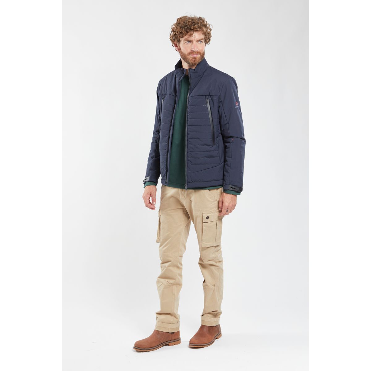 Blouson matelassé HARCH navy, BERMUDES