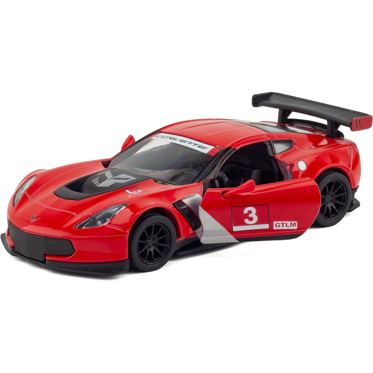 Voiture miniature Corvette C7 R rouge rouge, ULYSSE