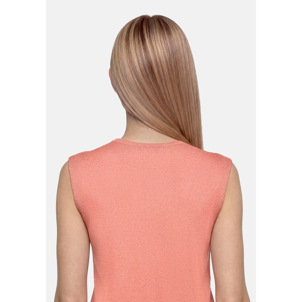 Top en maille à boucle light mahogany, BETTY BARCLAY